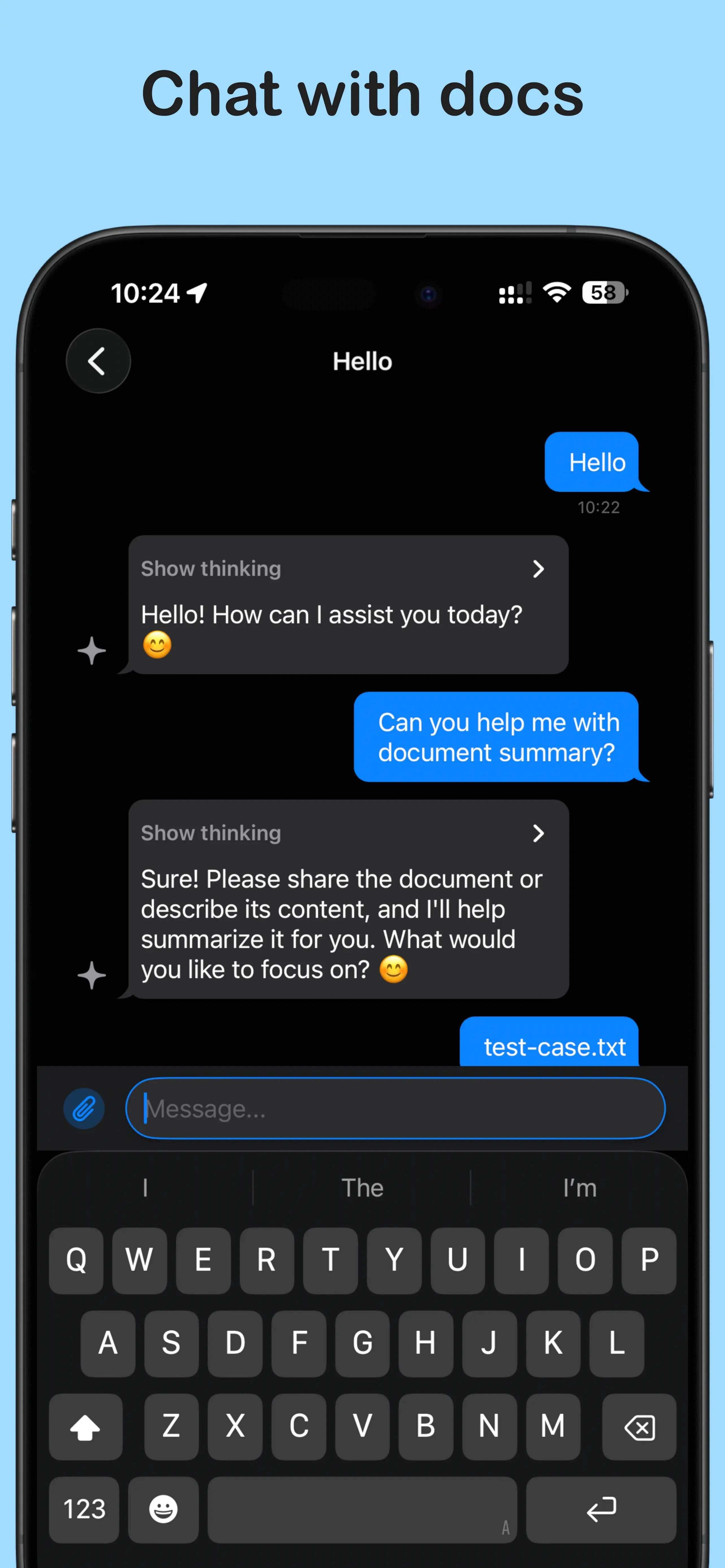 AI Chat Interface